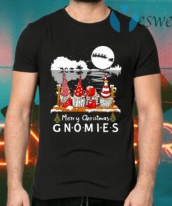 Shinesnow Guitar Shaped Merry Christmas Gnomies Christmas T-Shirts