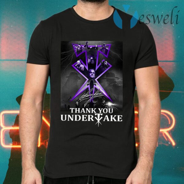 Thank You Undertaker Signature T-Shirts