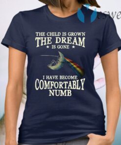 The Child Is Grown The Dream Is Gone I Have Become Comfortably Numb T-Shirt