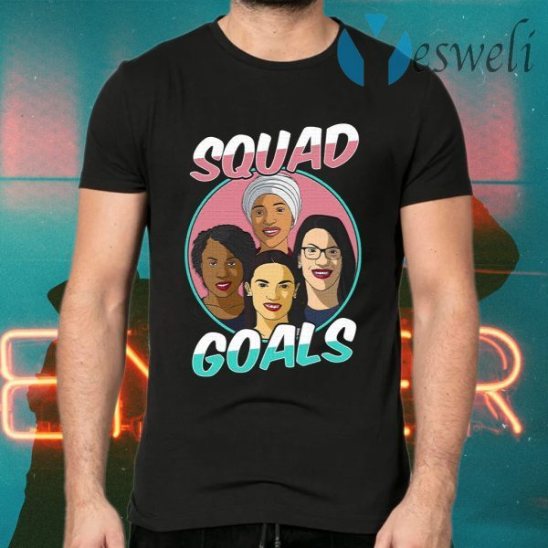 The Congresswomen Squad Rashida Alexandria Ocasio Cortez Lhan Omar Ayanna Feminism T-Shirts