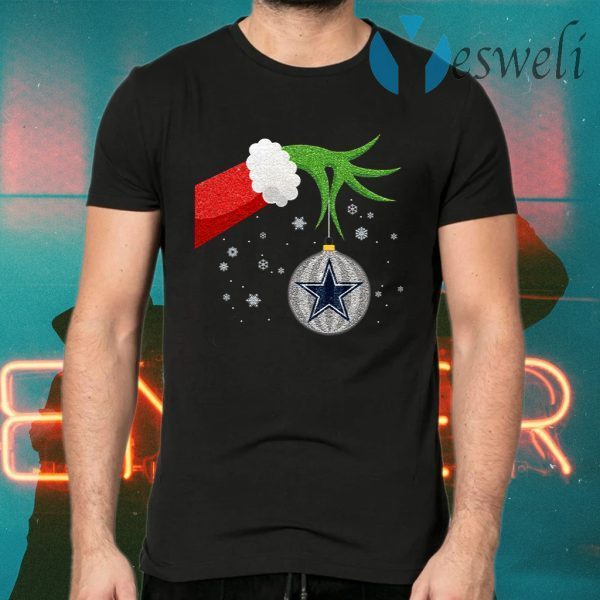 The Grinch Christmas Ornament Dallas Cowboys T-Shirts