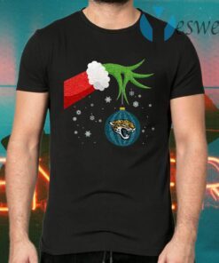 The Grinch Christmas Ornament Jacksonville Jaguars T-Shirts