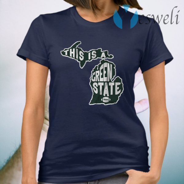 This is a green state T-Shirt