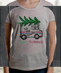 Tis The Season Postal Car Merry Christmas Shirts