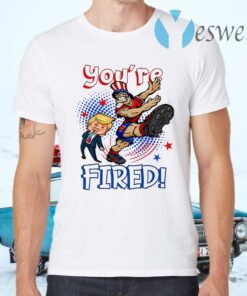 Trump You’re Fired 2020 Uncle Sam Kicking Trump T-Shirts