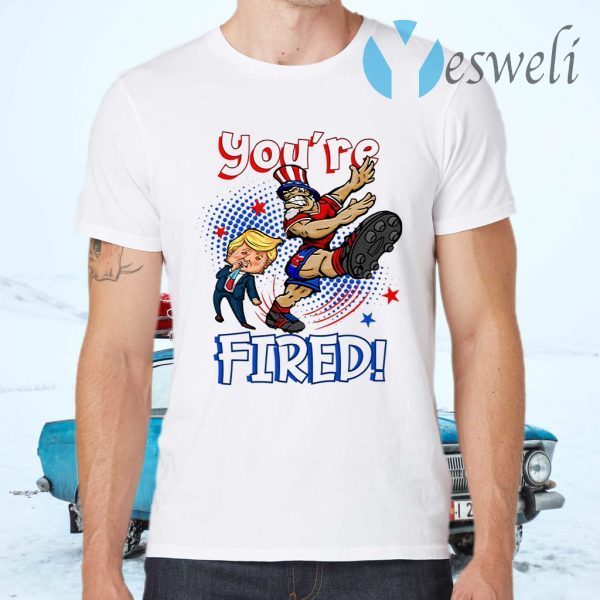 Trump You’re Fired 2020 Uncle Sam Kicking Trump T-Shirts