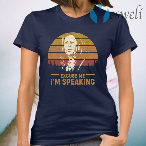 Vintage Kamala Excuse Me I’m Speaking Joe Biden Kamala Harris 2020 Madam Vice President Election T-Shirt