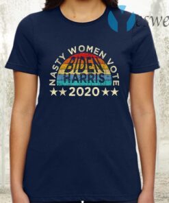 Vintage Nasty Women Vote Harris Biden 2020 Feminist Election T-Shirt