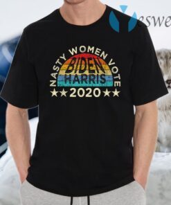 Vintage Nasty Women Vote Harris Biden 2020 Feminist Election T-Shirts