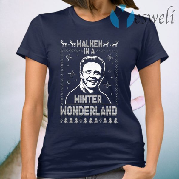 Walken In A Winter Wonderland Christmas T-Shirt