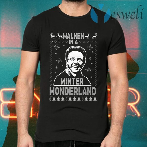 Walken In A Winter Wonderland Christmas T-Shirts