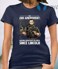 Womens Abraham Lincoln Republican 2nd Amendment Supporter T-Shirt