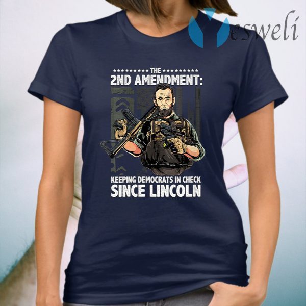 Womens Abraham Lincoln Republican 2nd Amendment Supporter T-Shirt