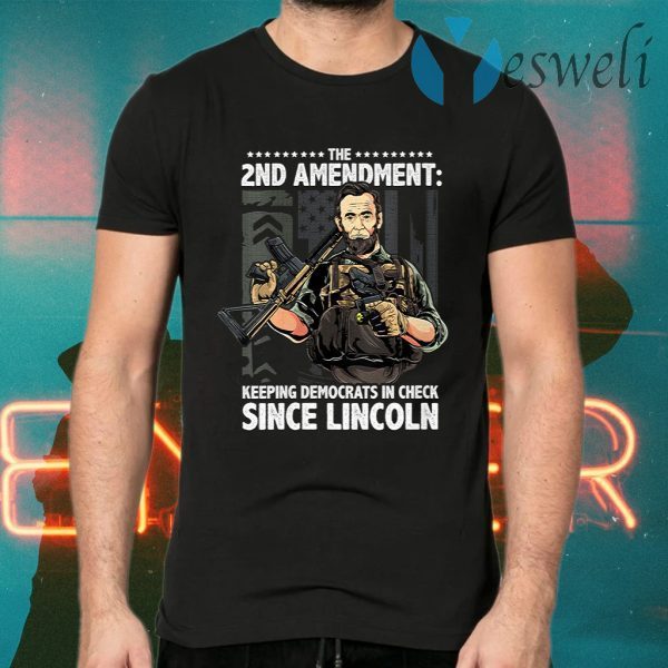 Womens Abraham Lincoln Republican 2nd Amendment Supporter T-Shirts