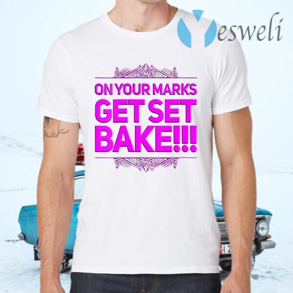 Womens Get Set Bake Great Gift For British Fans Off Baking T-Shirts