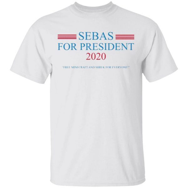 Sebas for President Heather Grey T-Shirt