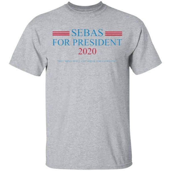 Sebas for President Heather Grey T-Shirt