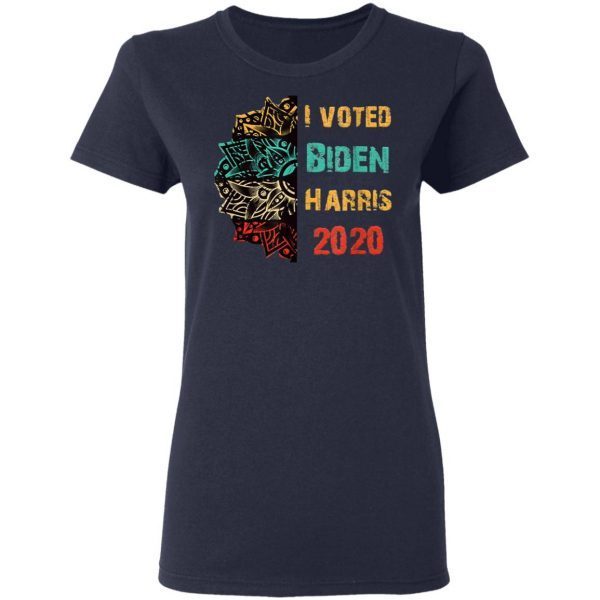 I Voted – Biden Harris 2020 vintage retro Gifts T-Shirt