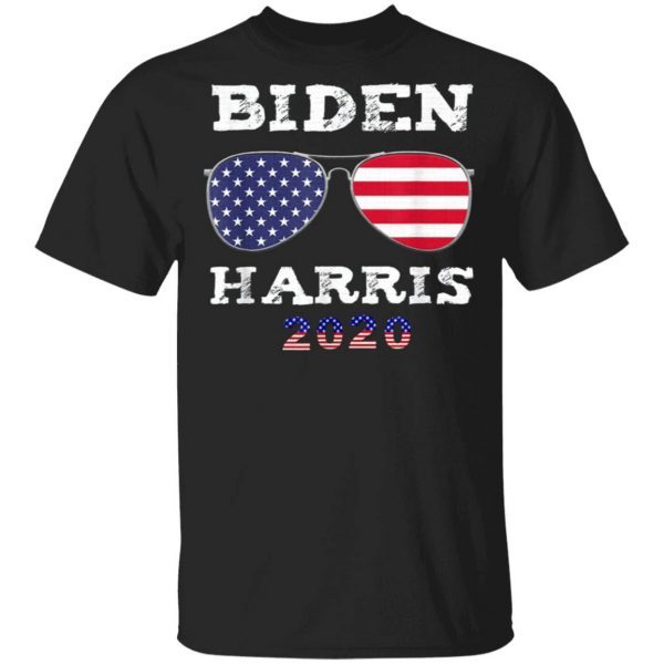Biden Harris 2020 American Flag Sunglasses T-Shirt