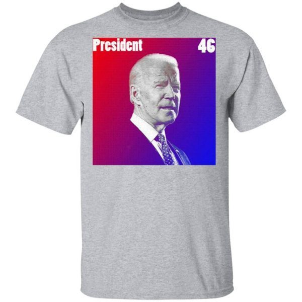 President 46 Joe Biden American solarized Superman T-Shirt