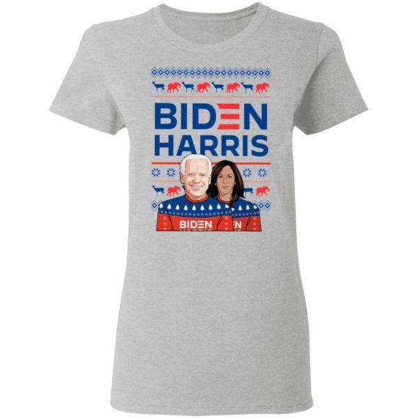 Biden Harris Ugly Christmas T-Shirt