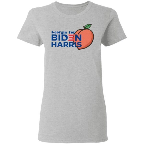 Georgia For Biden Harris Peach T-Shirt