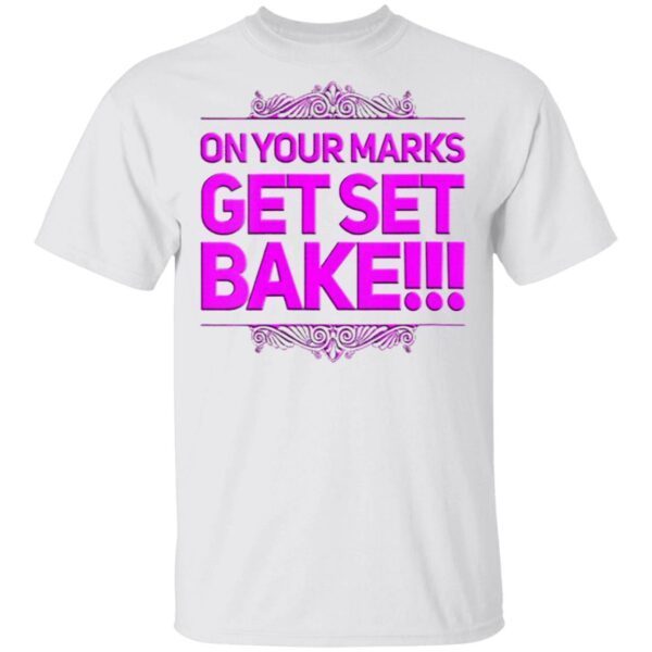 Womens Get Set Bake Great Gift For British Fans Off Baking T-Shirt