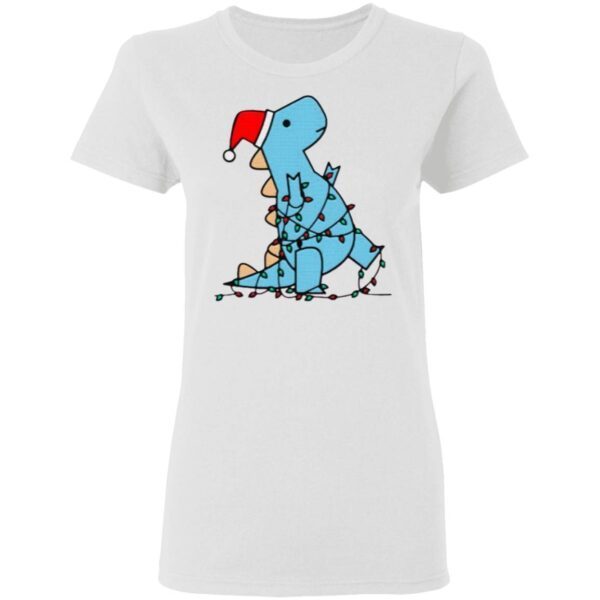 Dinosaur Christmas T-Rex T-Shirt