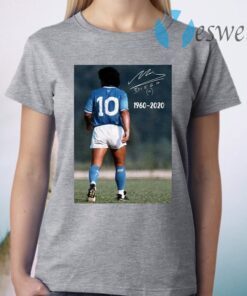10 Diego Maradona 1960 2020 Signature T-Shirt