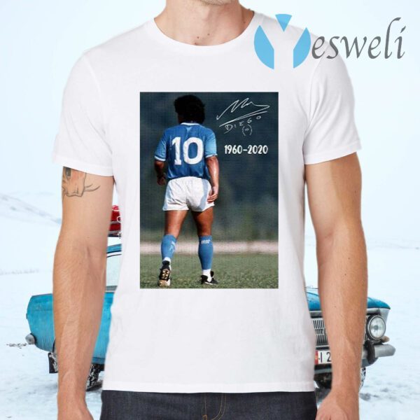 10 Diego Maradona 1960 2020 Signature T-Shirts