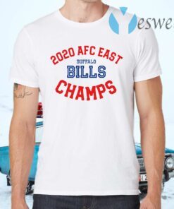 2020 AFC east Buffalo Bills Champions T-Shirts