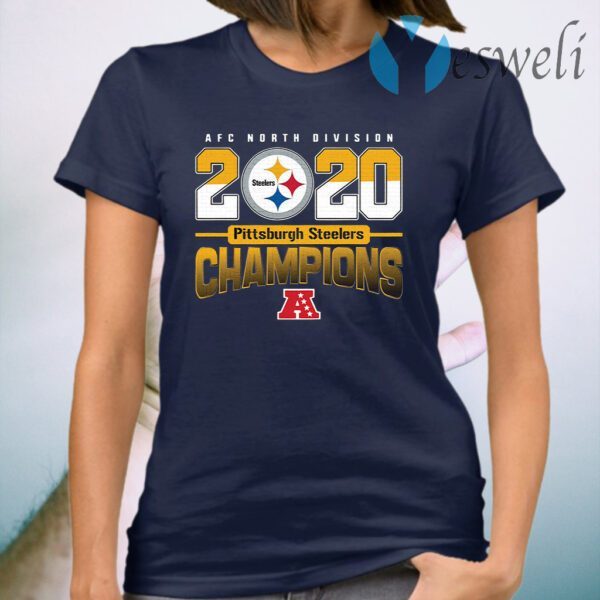 AFC North Division 2020 Champions Pittsburgh Steelers T-Shirt