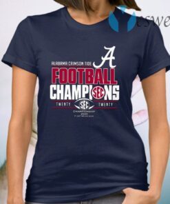 Alabama Crimson Tide 2020 SEC Football Champions T-Shirt