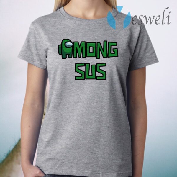 Among Sus Green Gamers T-Shirt