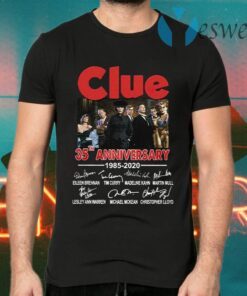 Awesome Clue 35th Anniversary 1985-2020 All Member Signatures T-Shirts