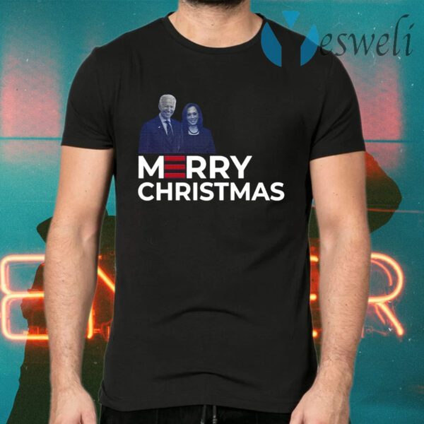 Biden Harris Merry Christmas T-Shirts