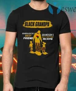 Black Grandpa granddaughter's best friend T-Shirts