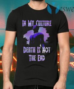 Black Panther in my culture Death is not the end purple T-Shirts