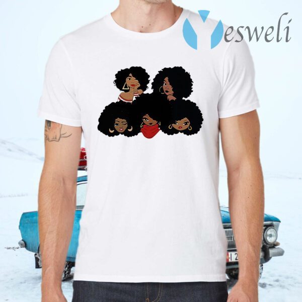 Black girls Friends T-Shirts