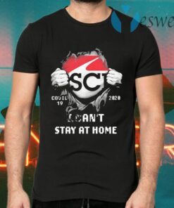 Blood inside me SCI Electric covid 19 2020 I can’t stay at home T-Shirts