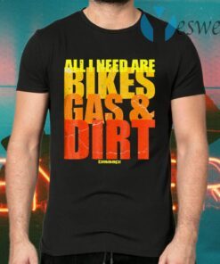 Braaap Motocross Bikes Gas & Dirt T-Shirts