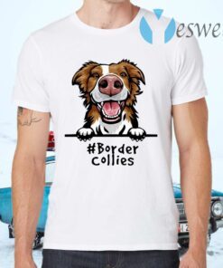 Brown Border Collie Dog T-Shirts