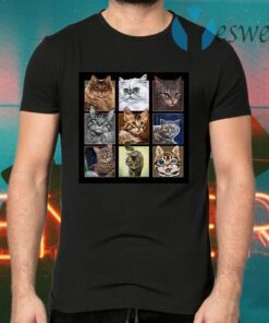 Cats In Squares T-Shirts