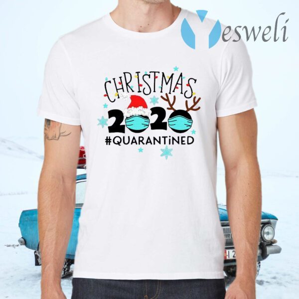 Christmas Quarantine Funny Christmas Lights T-Shirts