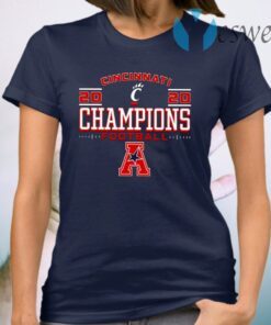 Cincinnati Bearcats 2020 AAC Football Champions T-Shirt