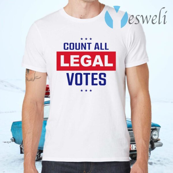 Count all legal votes T-Shirts