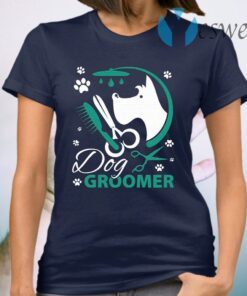 Dog Groomers Paw Print T-Shirt