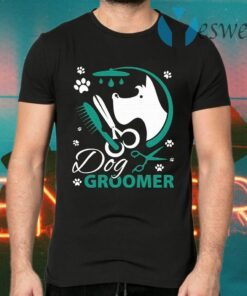 Dog Groomers Paw Print T-Shirts