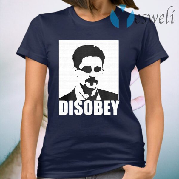 Edward Snowden disobey T-Shirt