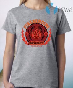 Fire Bending University Logo Fire Nation T-Shirt